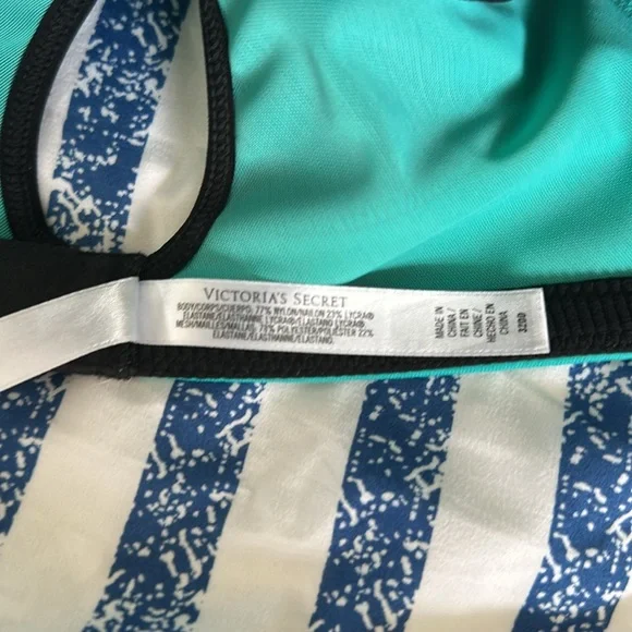 VSX Sport SPORTS BRA size 32DD TEAL/ BLACK adjustable - Picture 9 of 9